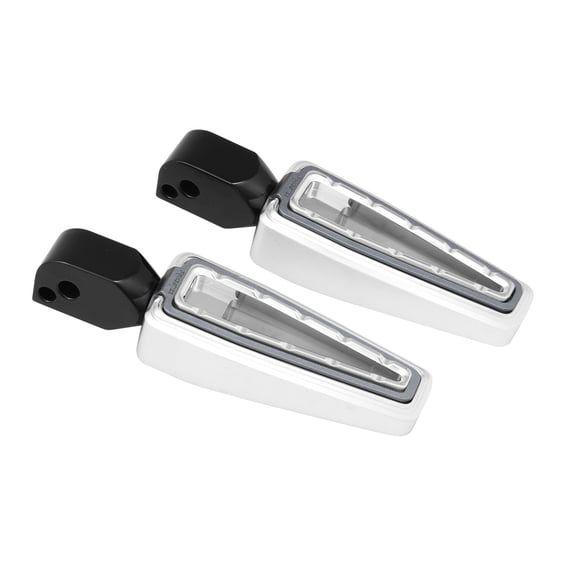 passenger foot pegs. Chrome smoky