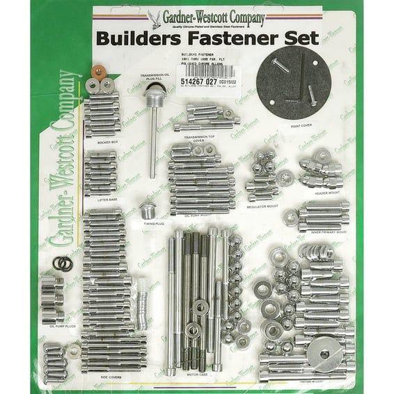 Builders fastener set, polish. allen