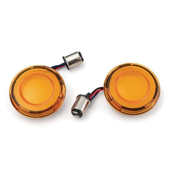 Tracer LED front turn signal insert set amber lens