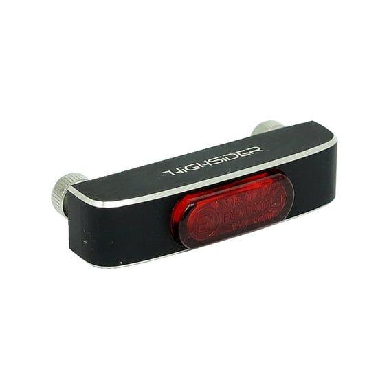 Conero mini LED taillight. Black. Red lens