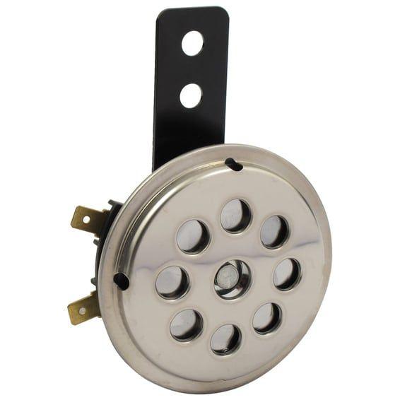 Custom disc horn. round 72mm. high tone. Chrome