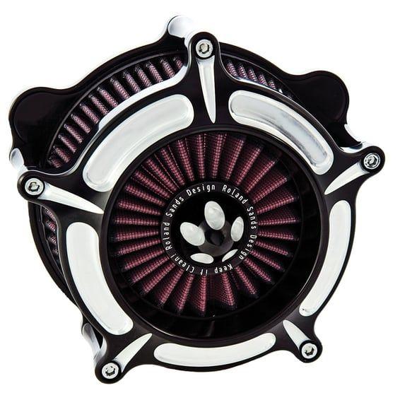RSD, 'Turbine' air cleaner kit. Black CC