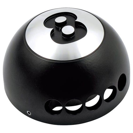 air cleaner kit. Eight Ball, black