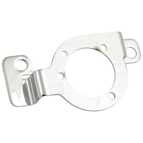 Carburetor support bracket. Chrome