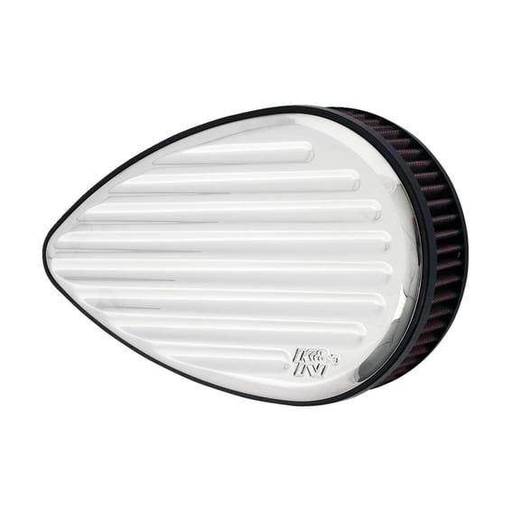 street metal high-flow air intake Flux, chrome