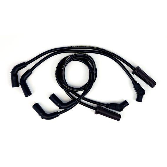 10.4mm mm ThunderVolt-50 spark plug wire set. Black