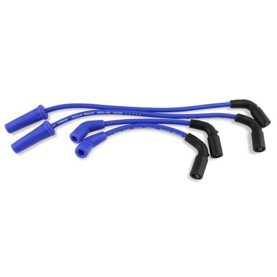 8mm Ferro Spiral core spark plug wire set. Blue
