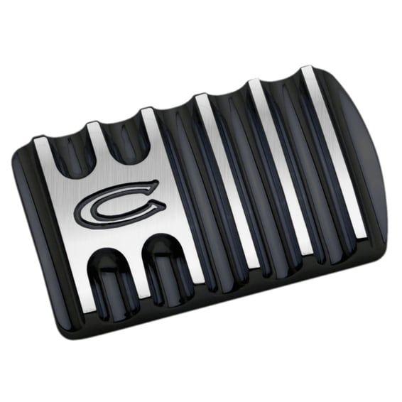 aluminum brake pedal. Black