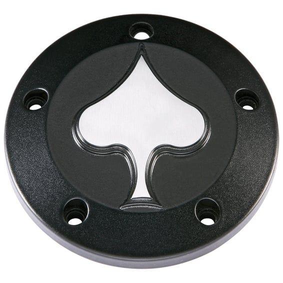 HKC point cover 5-hole. Spade, black