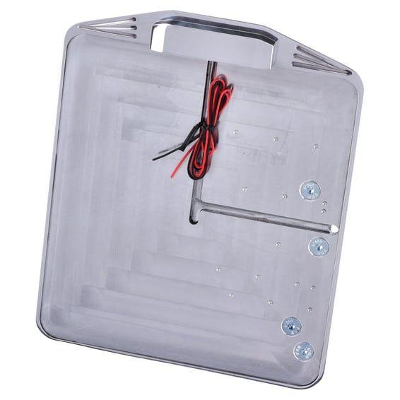 side mount license plate bracket. Polished