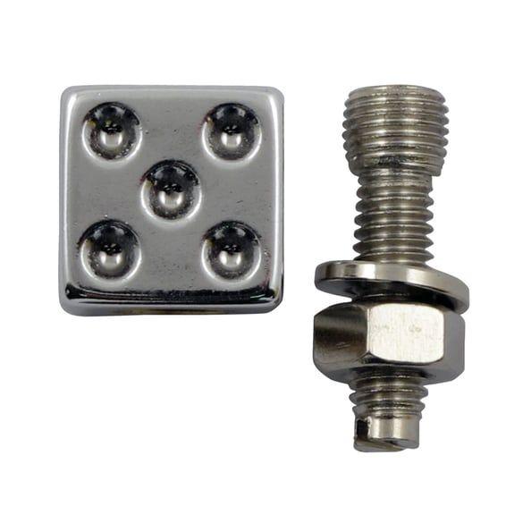 Trik Topz license plate mounts Dice chrome