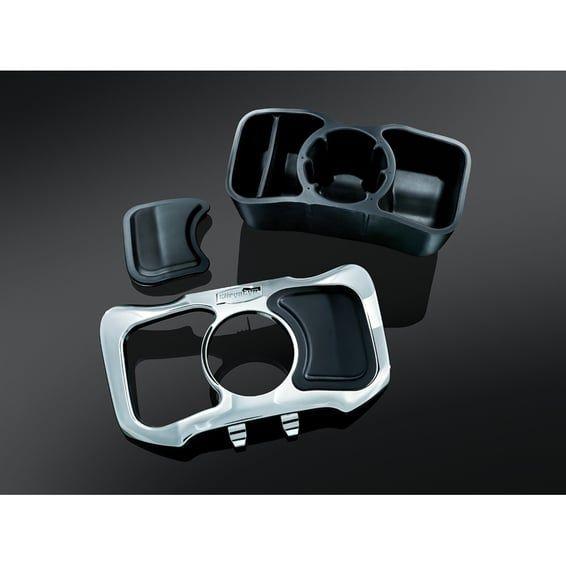 Glove box cubby, chrome