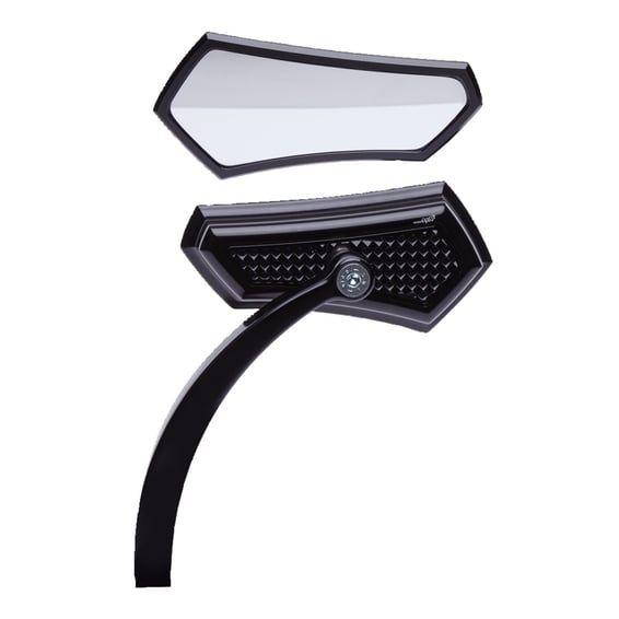 Diamond mirror. Left side, Black