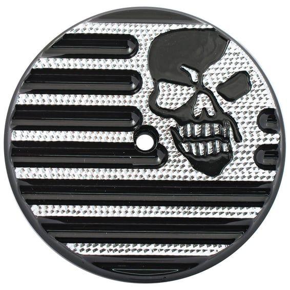 finned air cleaner cover insert. Skull, diamond