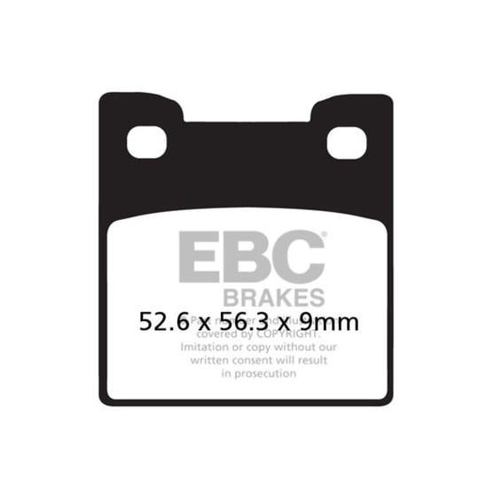 Organic brake pads