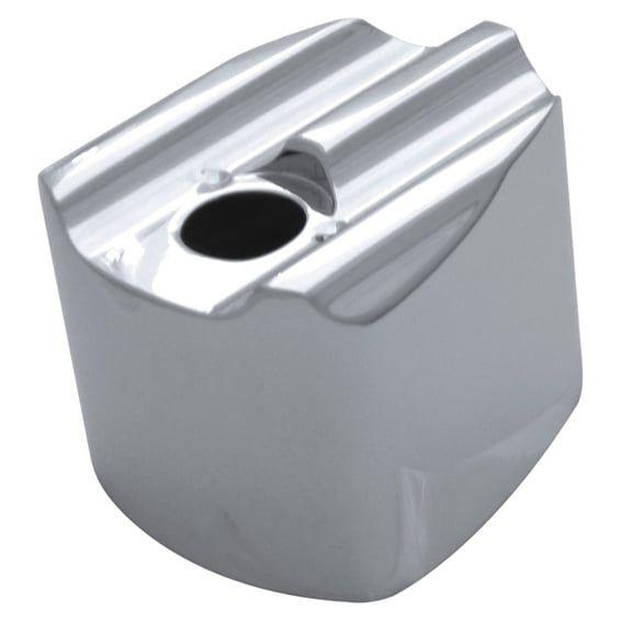 Touring Finned ignition switch cover. Chrome