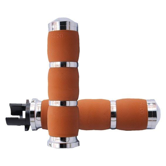 Avon air cushioned grips chrome tan