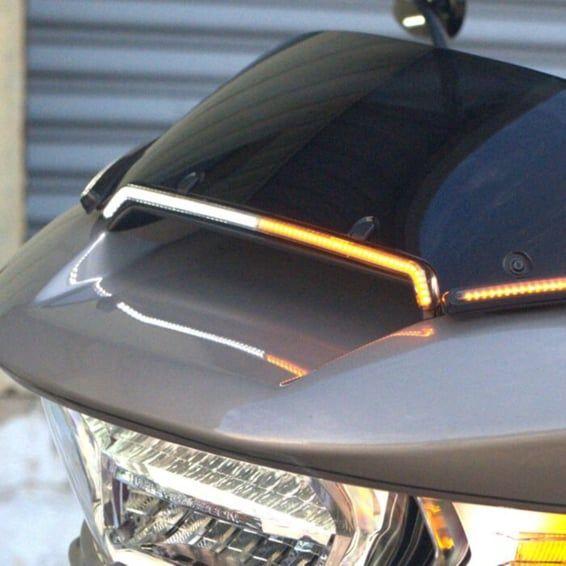 Led center fairing vent. Black