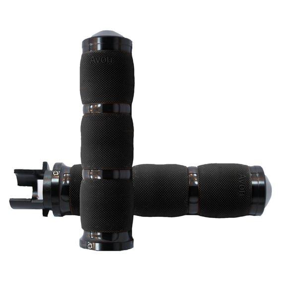 Avon air cushioned grips black anodized
