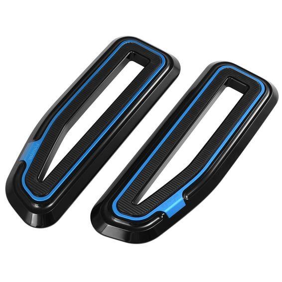 Floorboards. Black blue