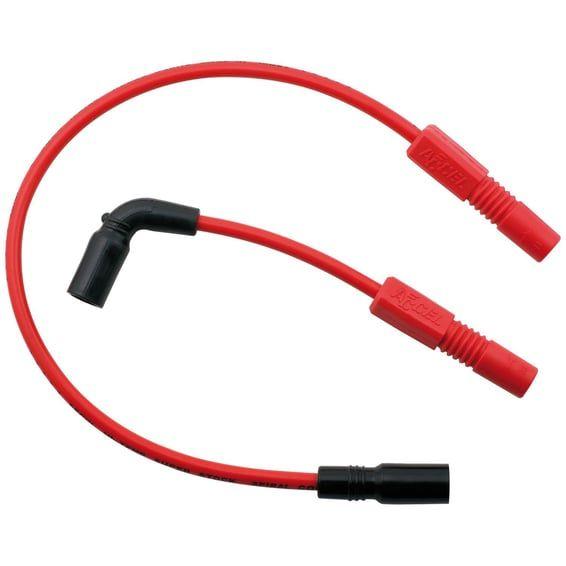 8mm Ferro Spiral core spark plug wire set. Red
