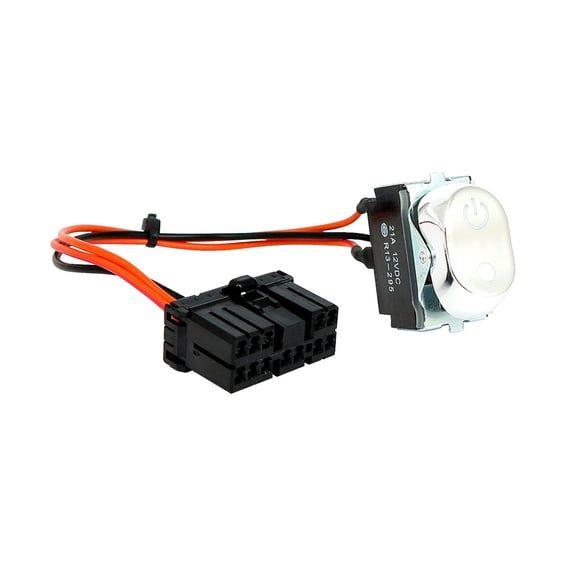 Rocker switch kit, inner fairing. acc. Chrome