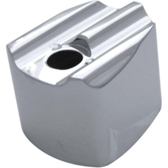 Touring Finned ignition switch cover. Chrome