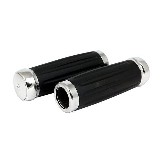 Riverside, aluminum grips. Black. Internal throttle