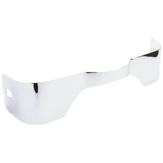 Lower outer batwing fairing trim skirt. Chrome