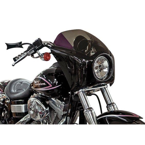 Ness, Bolt-on Dyna fairing kit. Gloss black