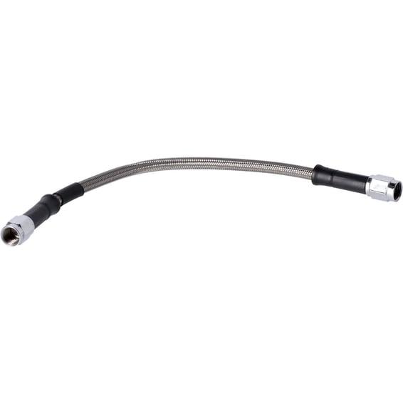 brake line kit plain braided stainless, 31" long