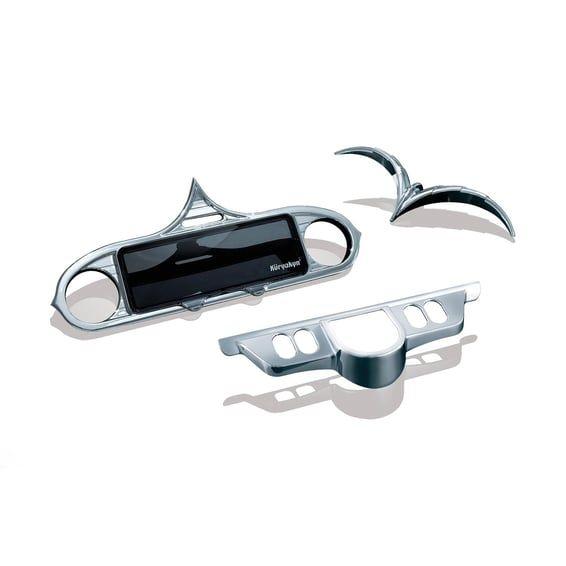 Inner fairing dress up package. Chrome