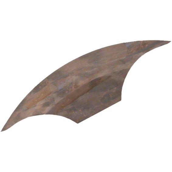 Dagger front fender. 116mm wide. 16"-21"