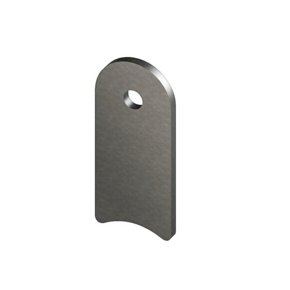 laser cut steel mounting tab