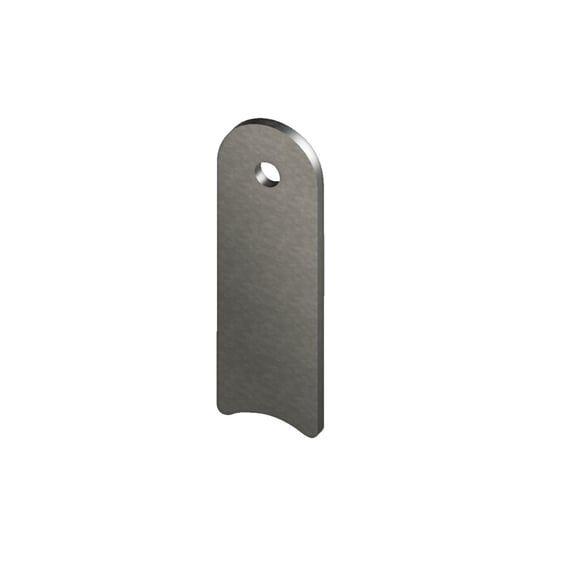 laser cut steel mounting tab