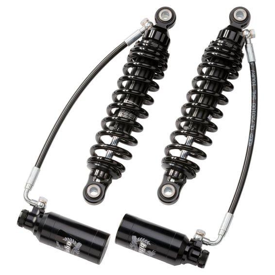 Twinshocks adjustable: spring preload, rebound, comp