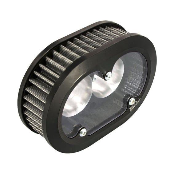 Street Rod Hi Flow air cleaner kit. Black
