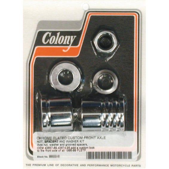 axle spacer kit front, grooved