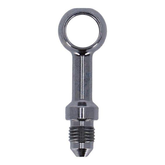Banjo fitting chrome 7/16" straight 11mm