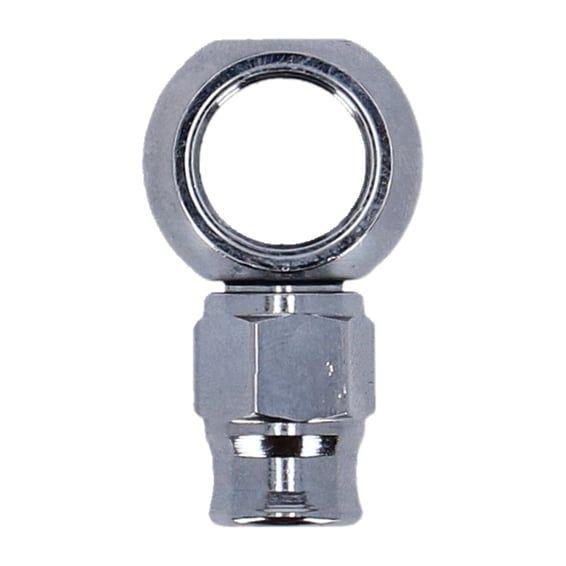 7/16" (11mm) banjo fitting short neck. Chrome