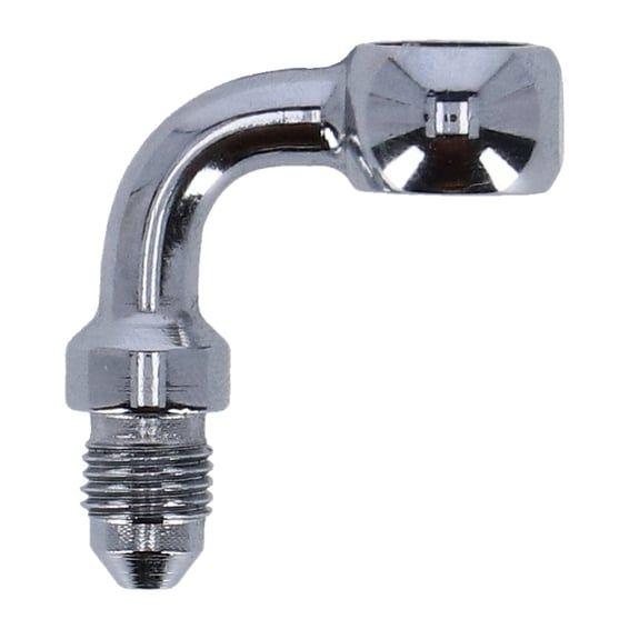 Banjo fitting chrome 7/16", 90 degrees, 11mm