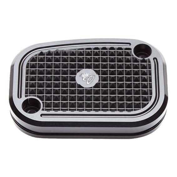 Diamond handlebar master cylinder cover. Blck