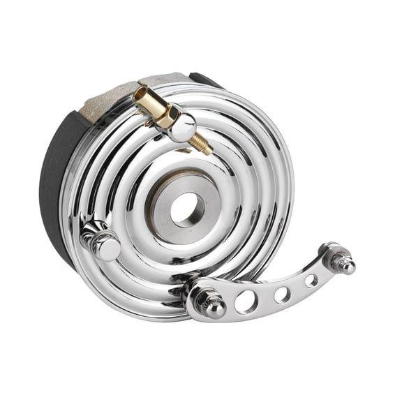 K-Tech, floating mini drum brake shoe plates. Chrome