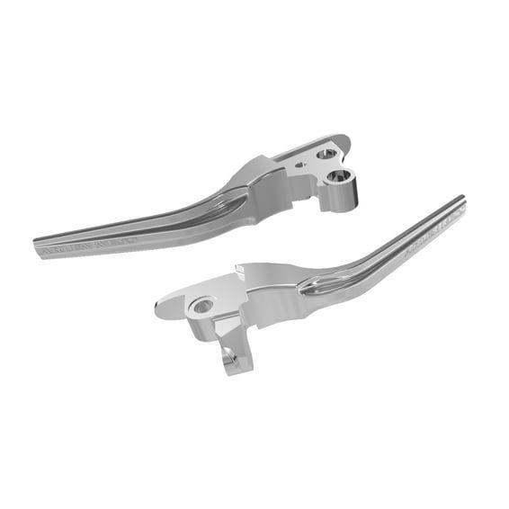 forged billet handlebar lever set. Chrome