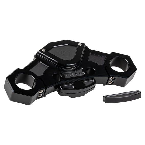 Racing Design top triple tree. No lock. Black
