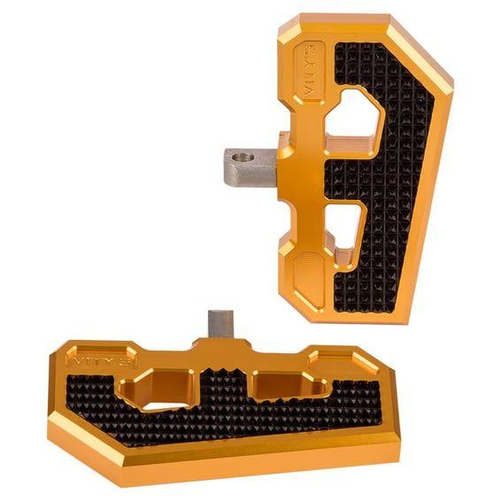 Racing passenger floorboards. Gold