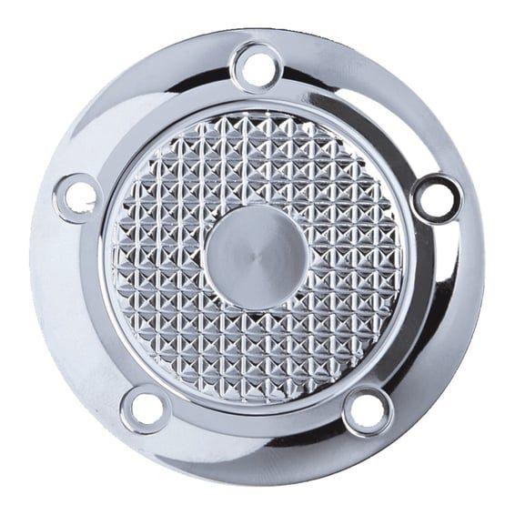 Diamond point cover. Chrome
