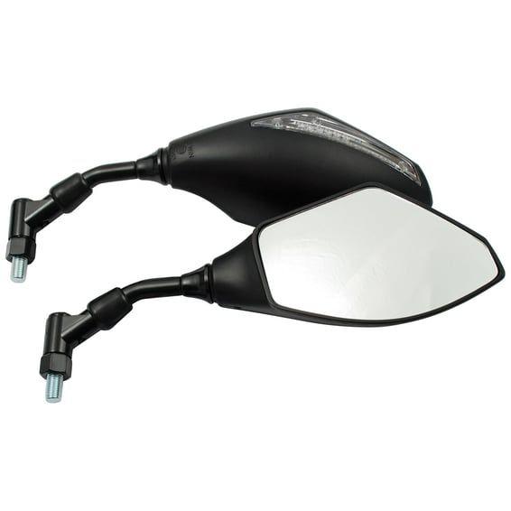 Wrapp LED turn signal mirror set. Black