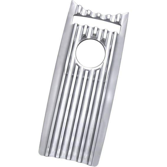 dash panel insert. Finned chrome