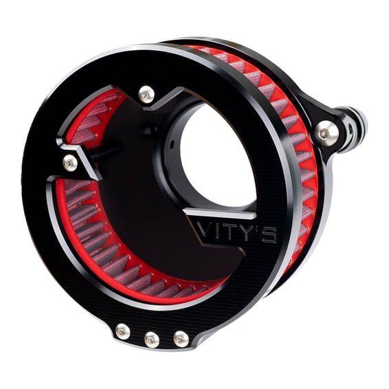 'Massive' air cleaner assembly. Black